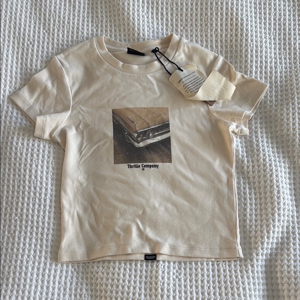 Thrills Old And Gold Mini Tee